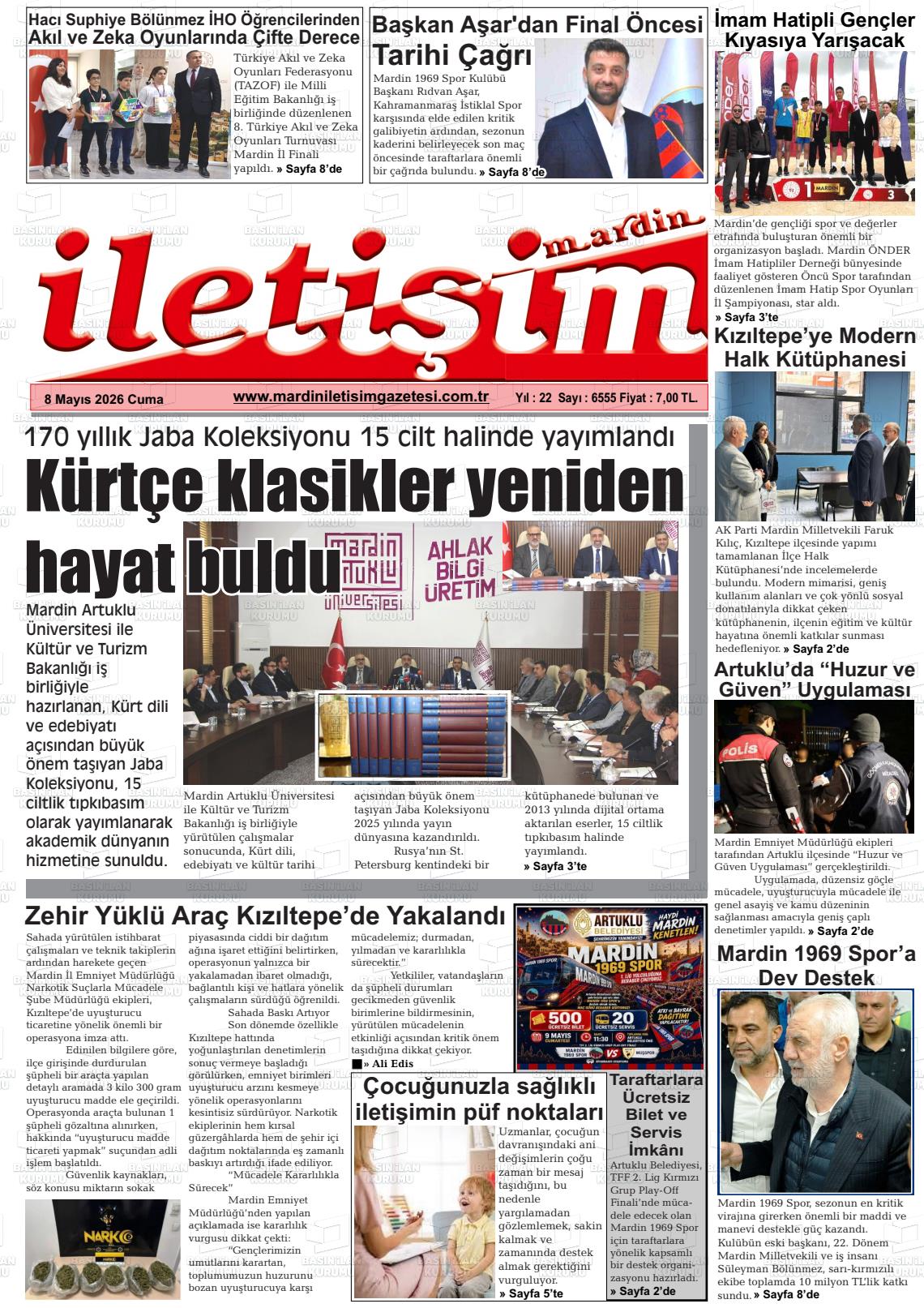 Mardin Iletisim 08.05.2026