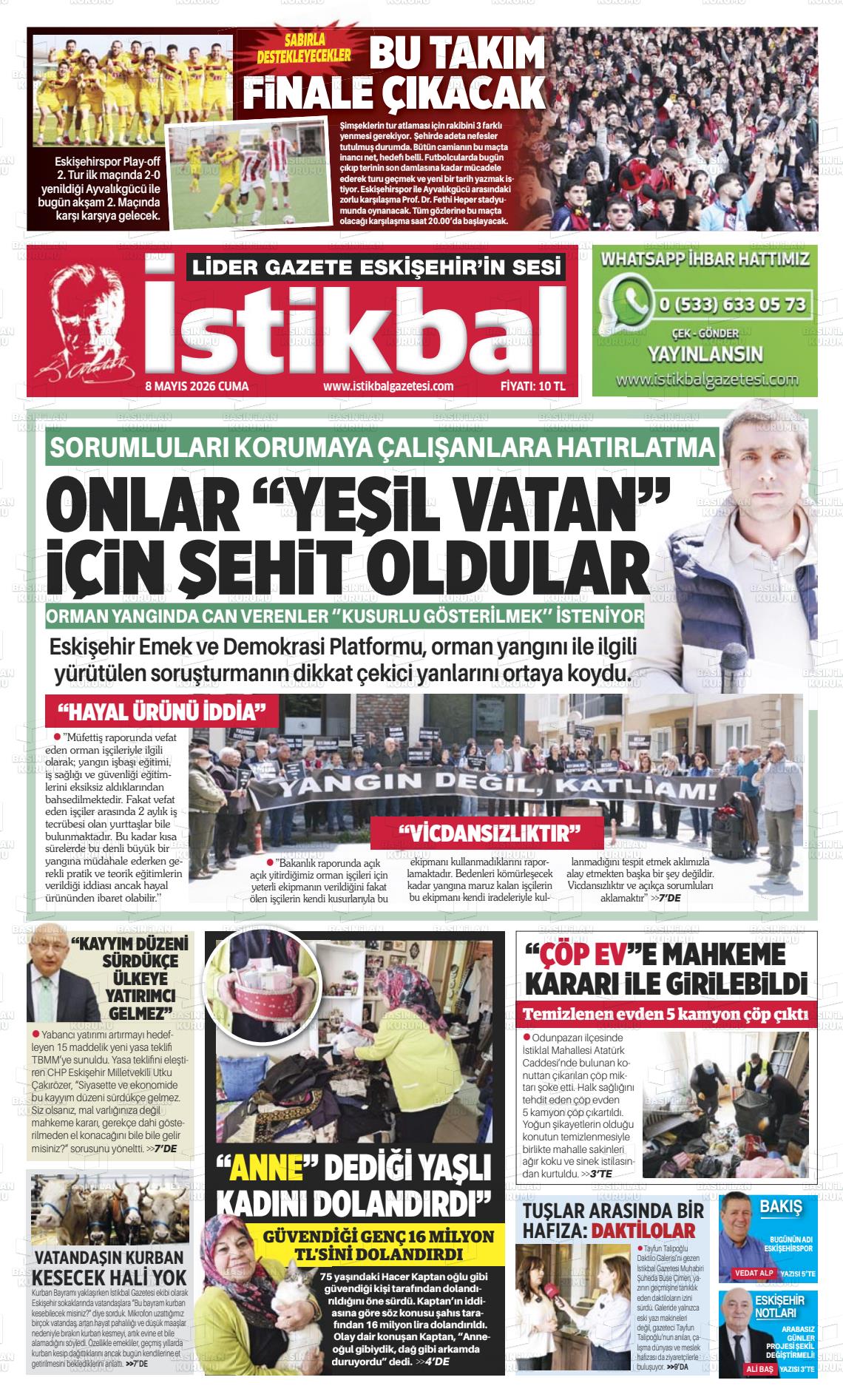 Eskisehir Istikbal 08.05.2026