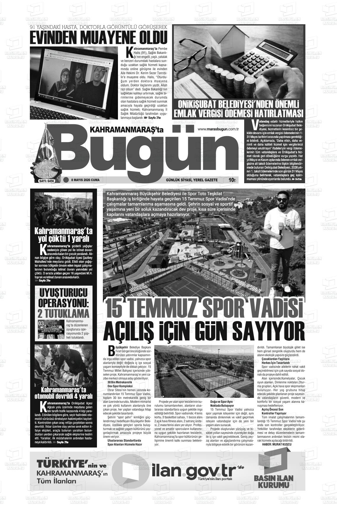 Kahramanmaras Tabugun 08.05.2026