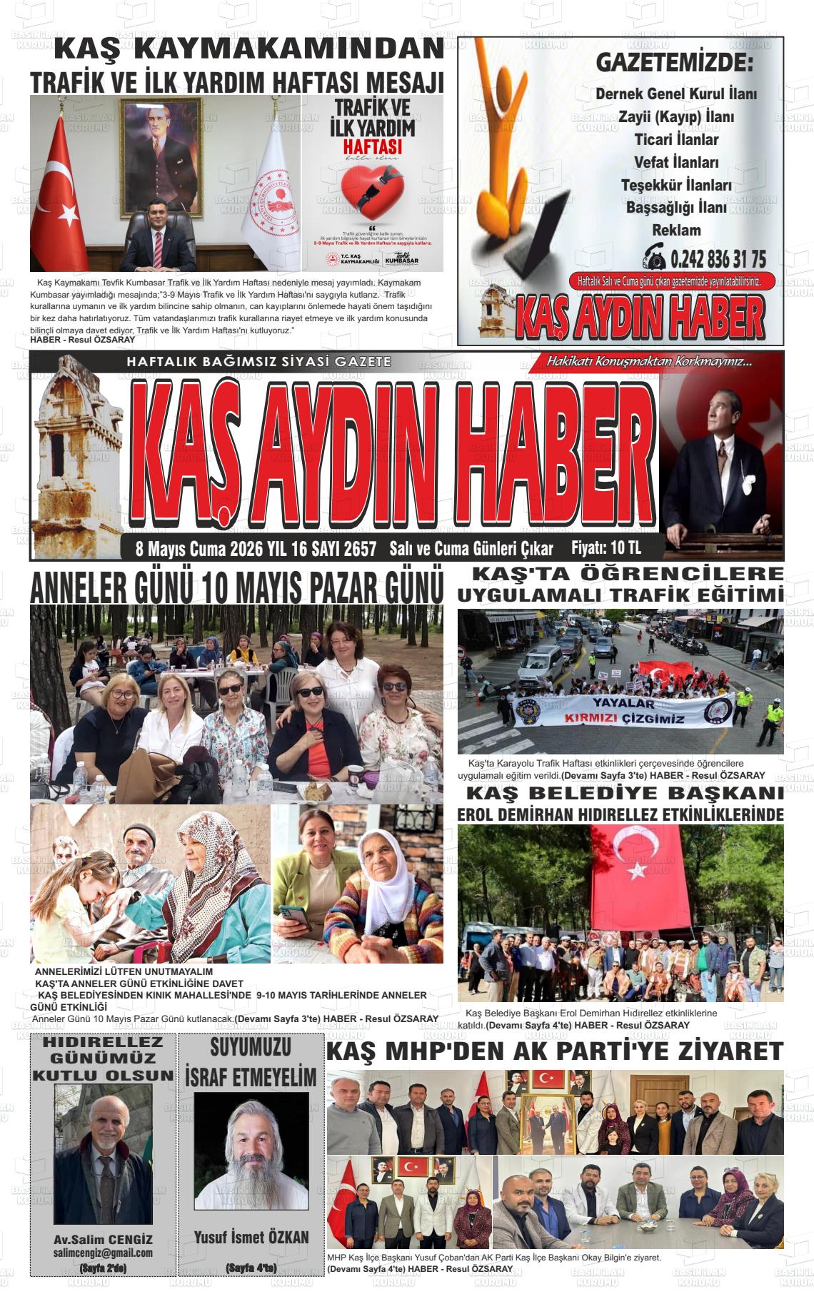 Antalya Kasaydinheber 08.05.2026
