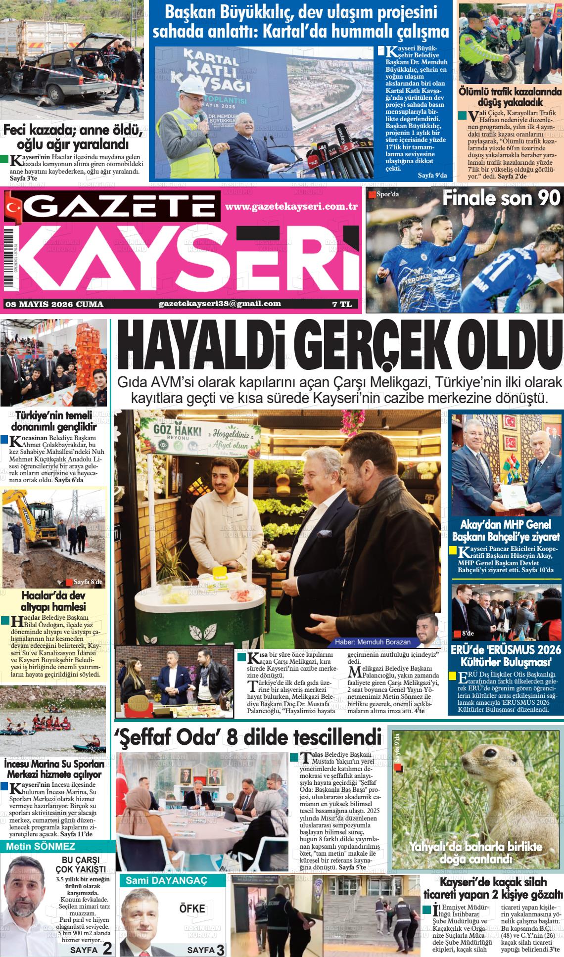 Kayseri Haber 38 08.05.2026
