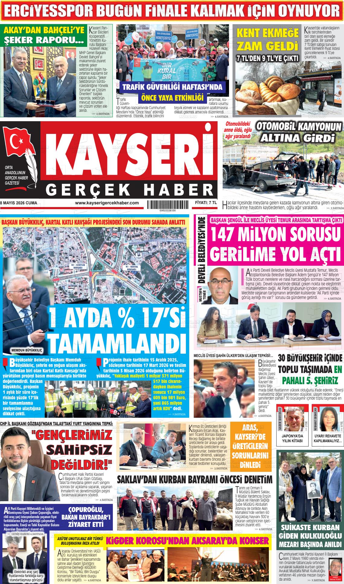 Kayseri Starhaber 08.05.2026