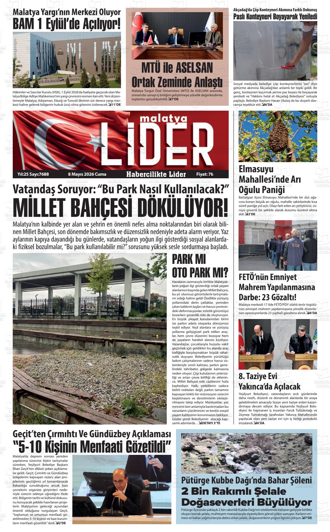Malatya Sonsoz 08.05.2026