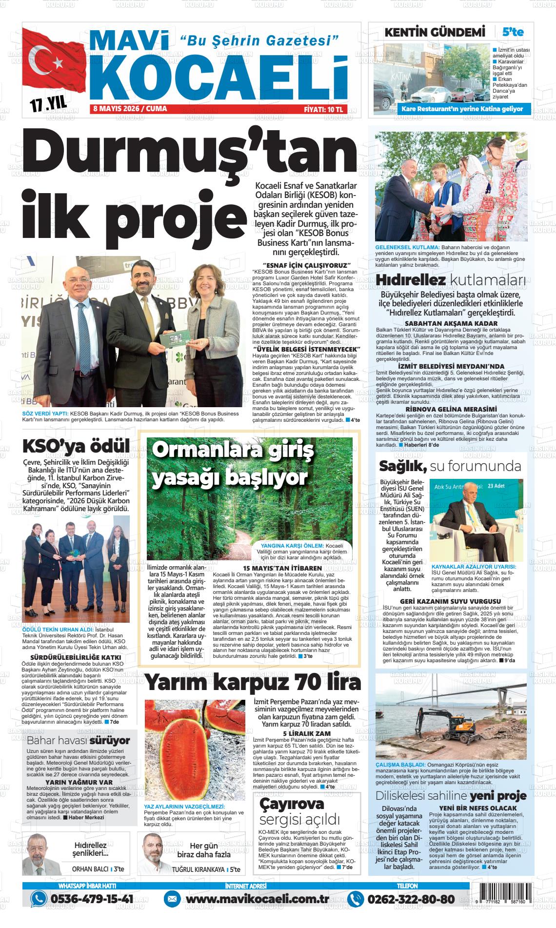 Kocaeli Mavi 08.05.2026