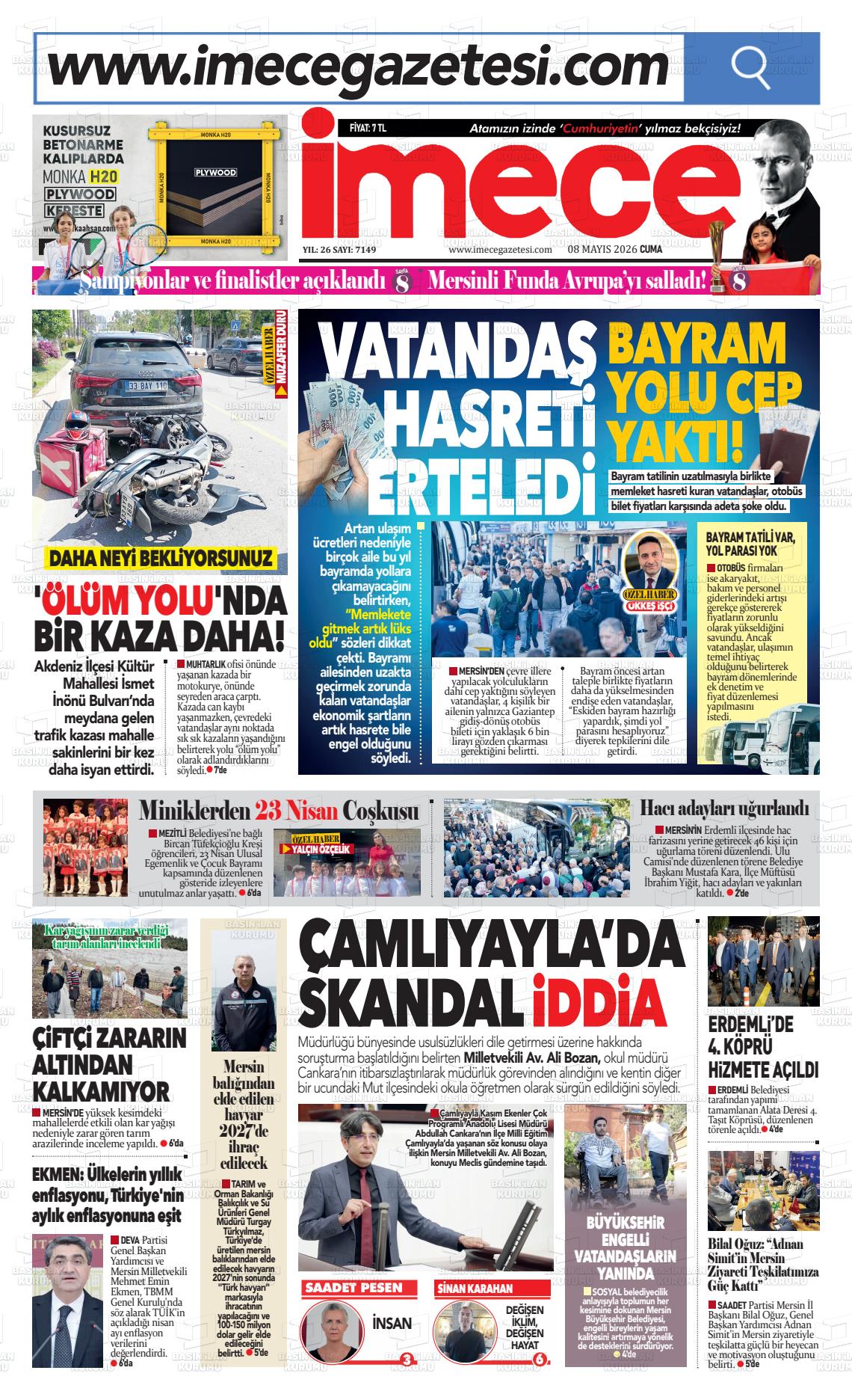 Mersin Imece 08.05.2026