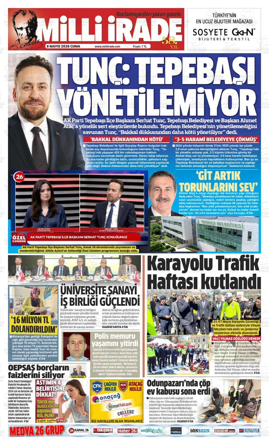 Konya Milliirade 08.05.2026
