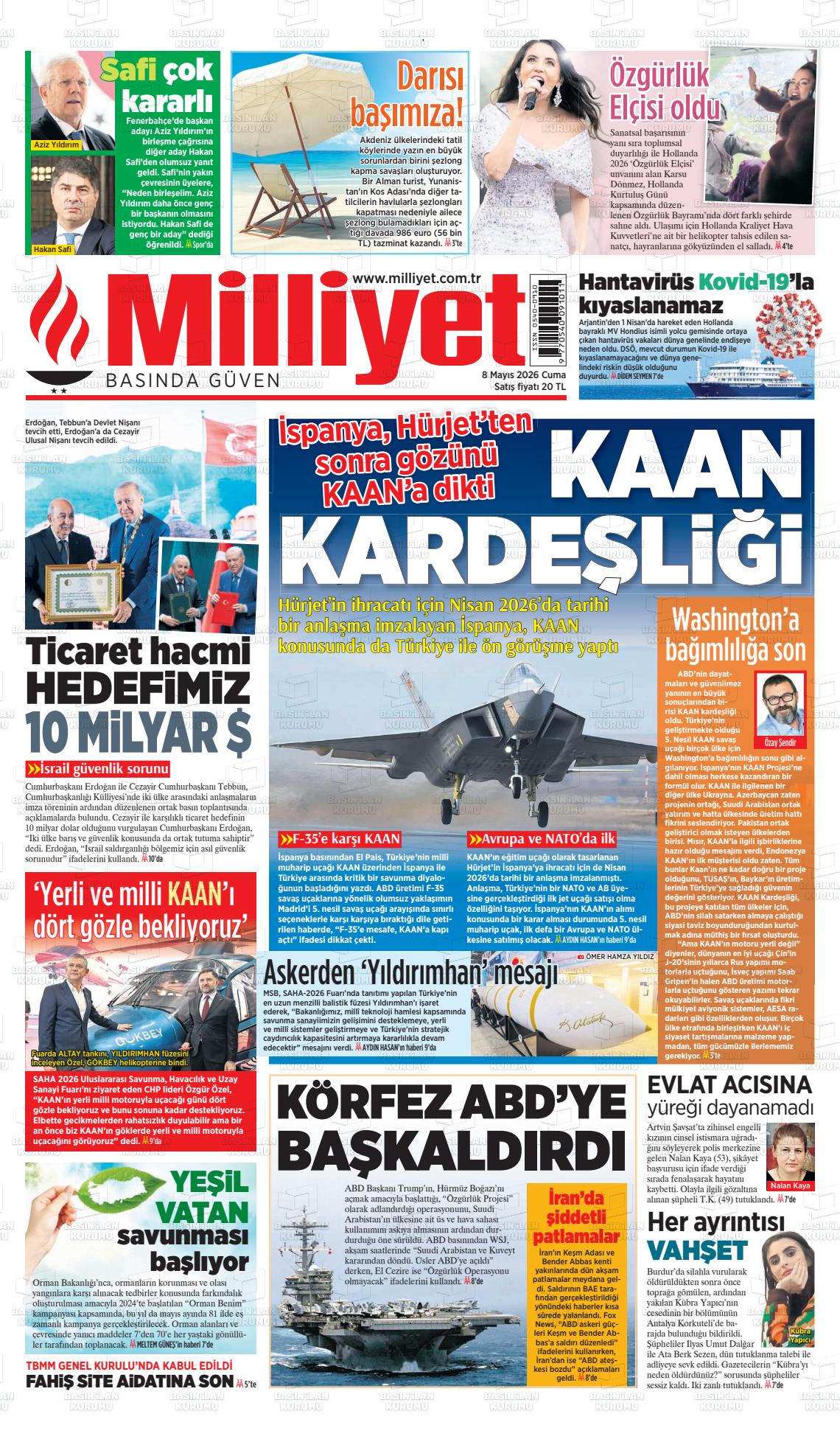 Milliyet Gazetesi 08.05.2026