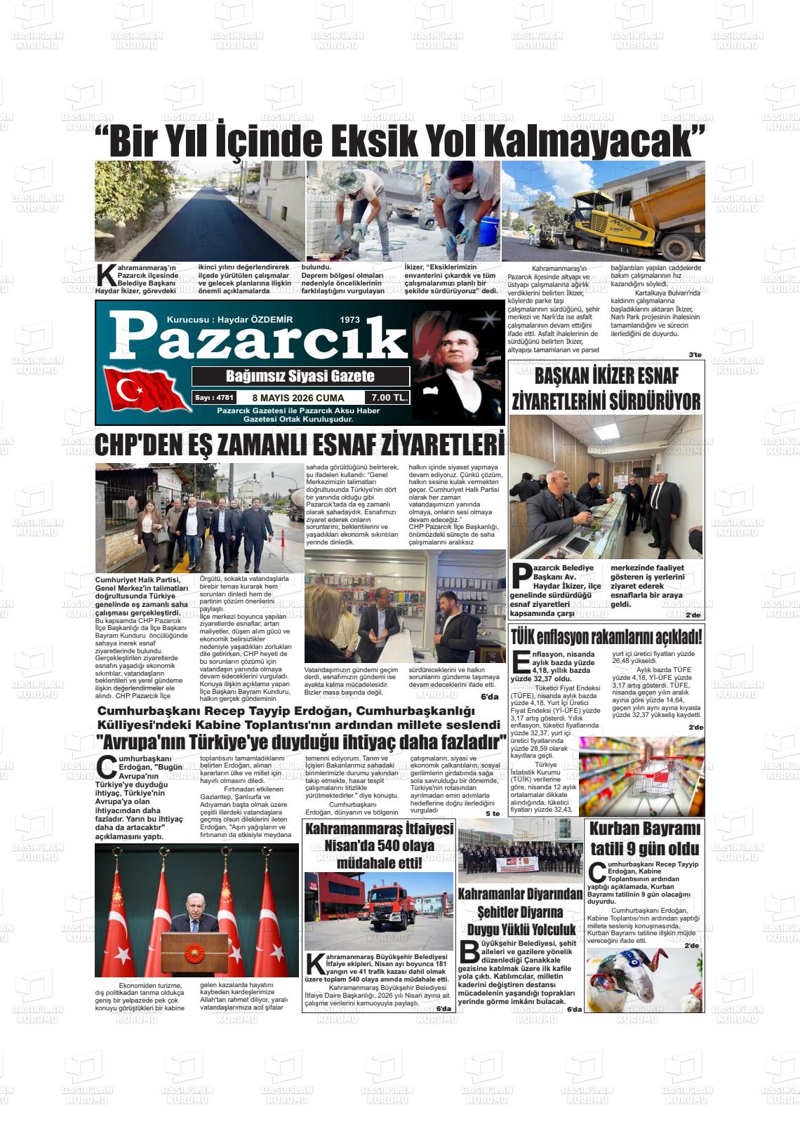 Kahramanmaras Pazarcik 08.05.2026