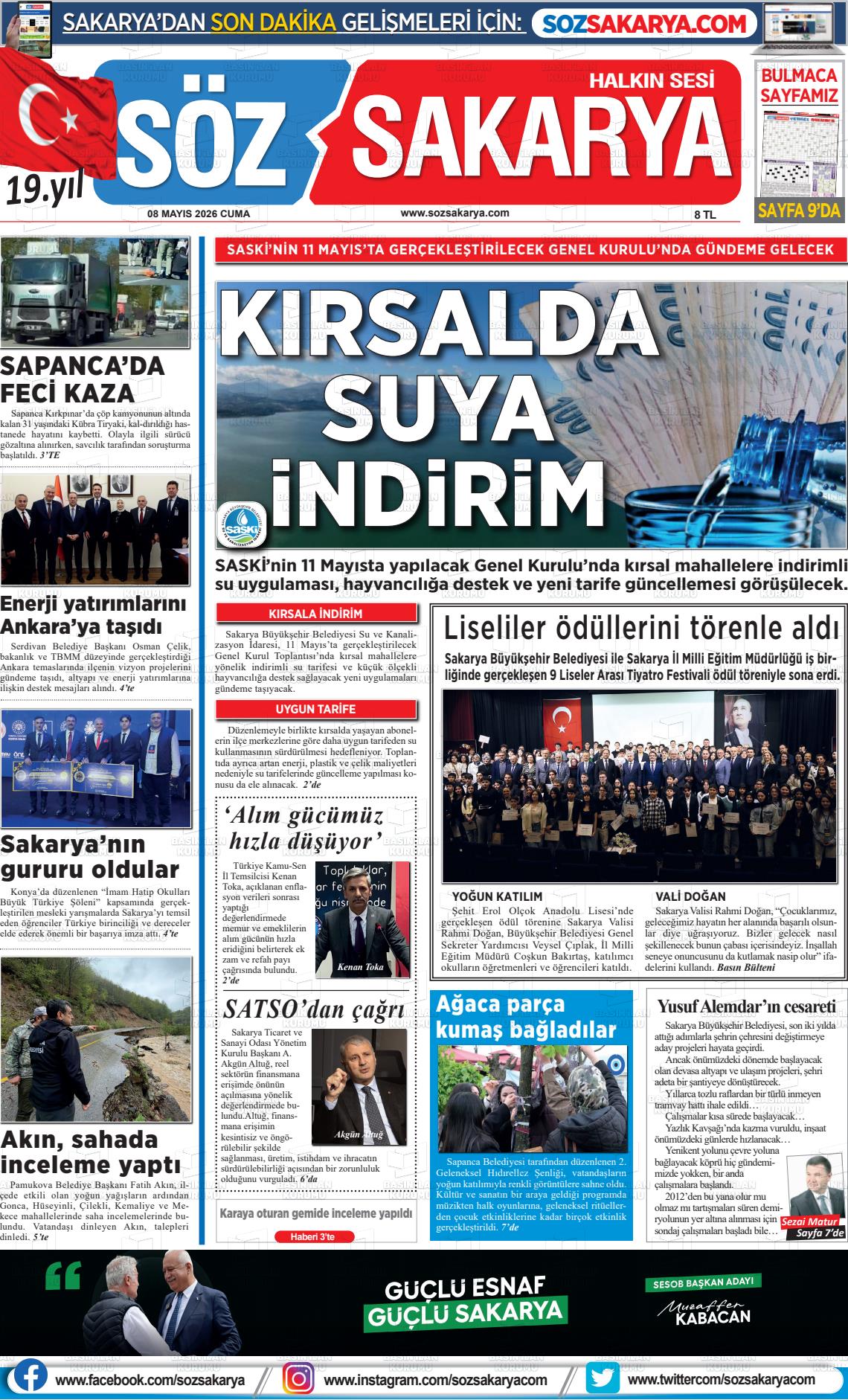Sakarya Halk 08.05.2026