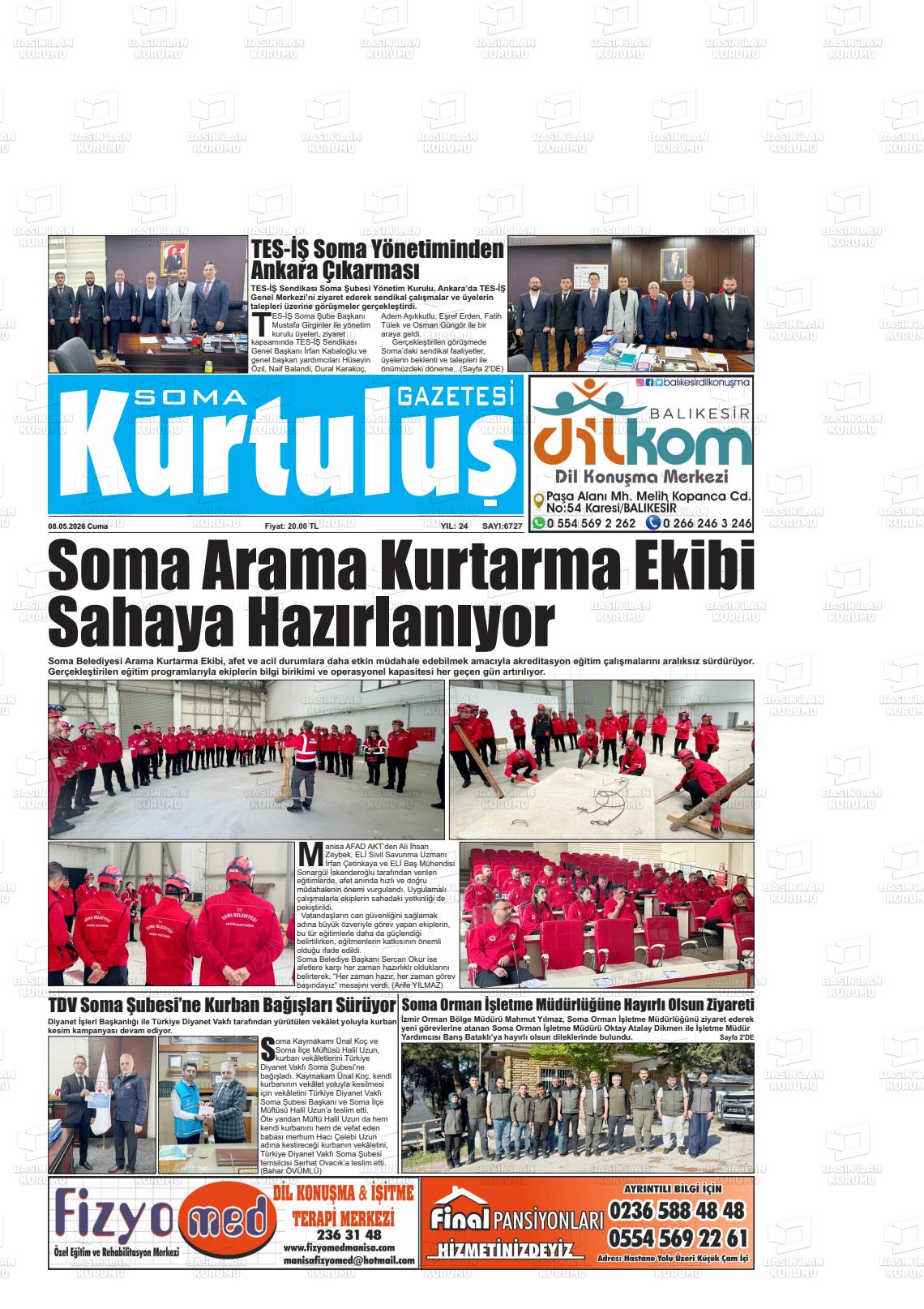 Manisa Somagundem 08.05.2026