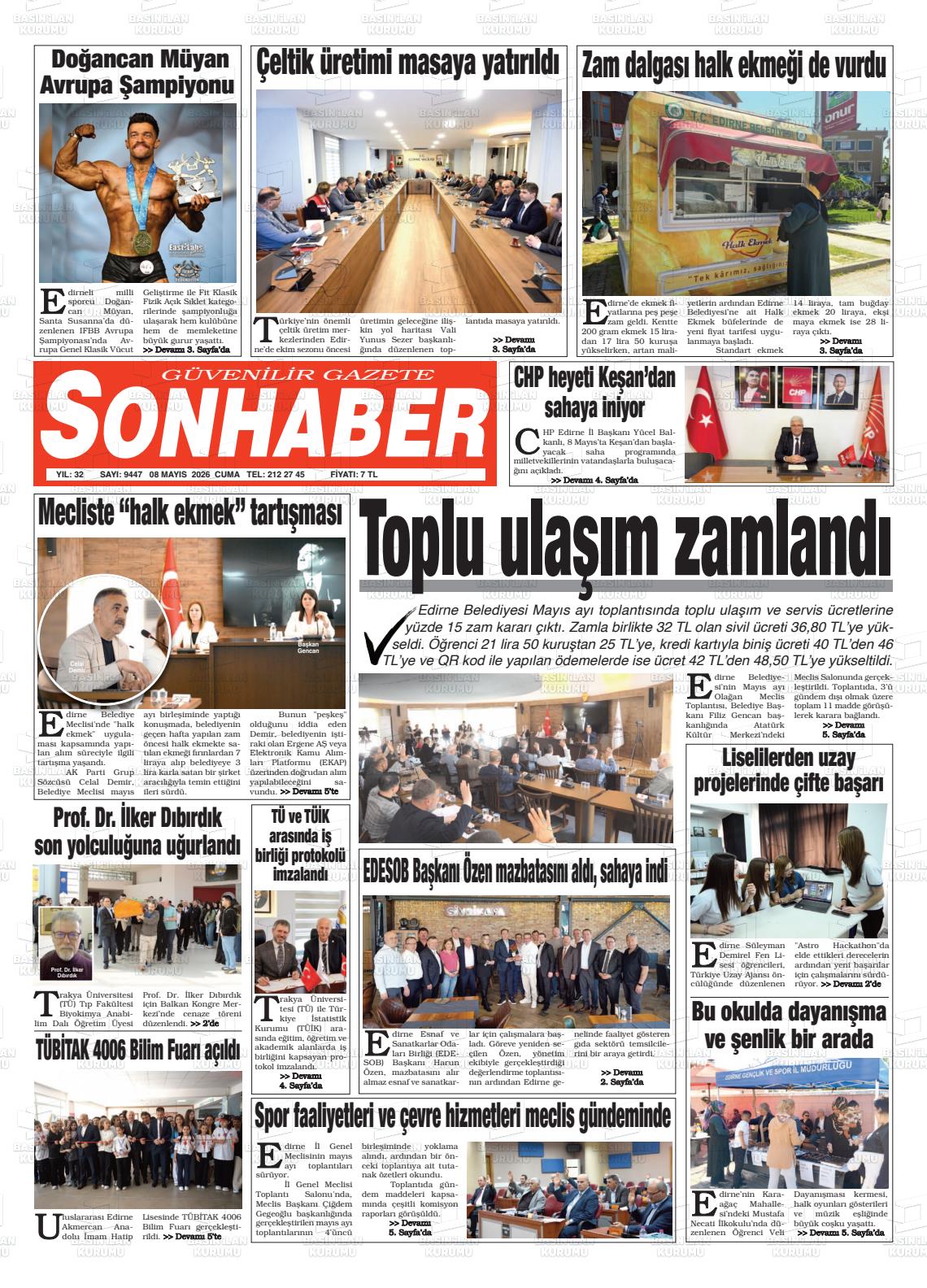 Eskisehir Sonhaber 08.05.2026
