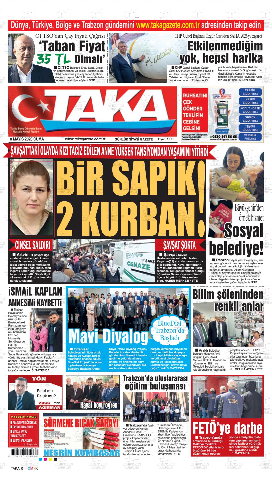 Trabzon Taka 08.05.2026