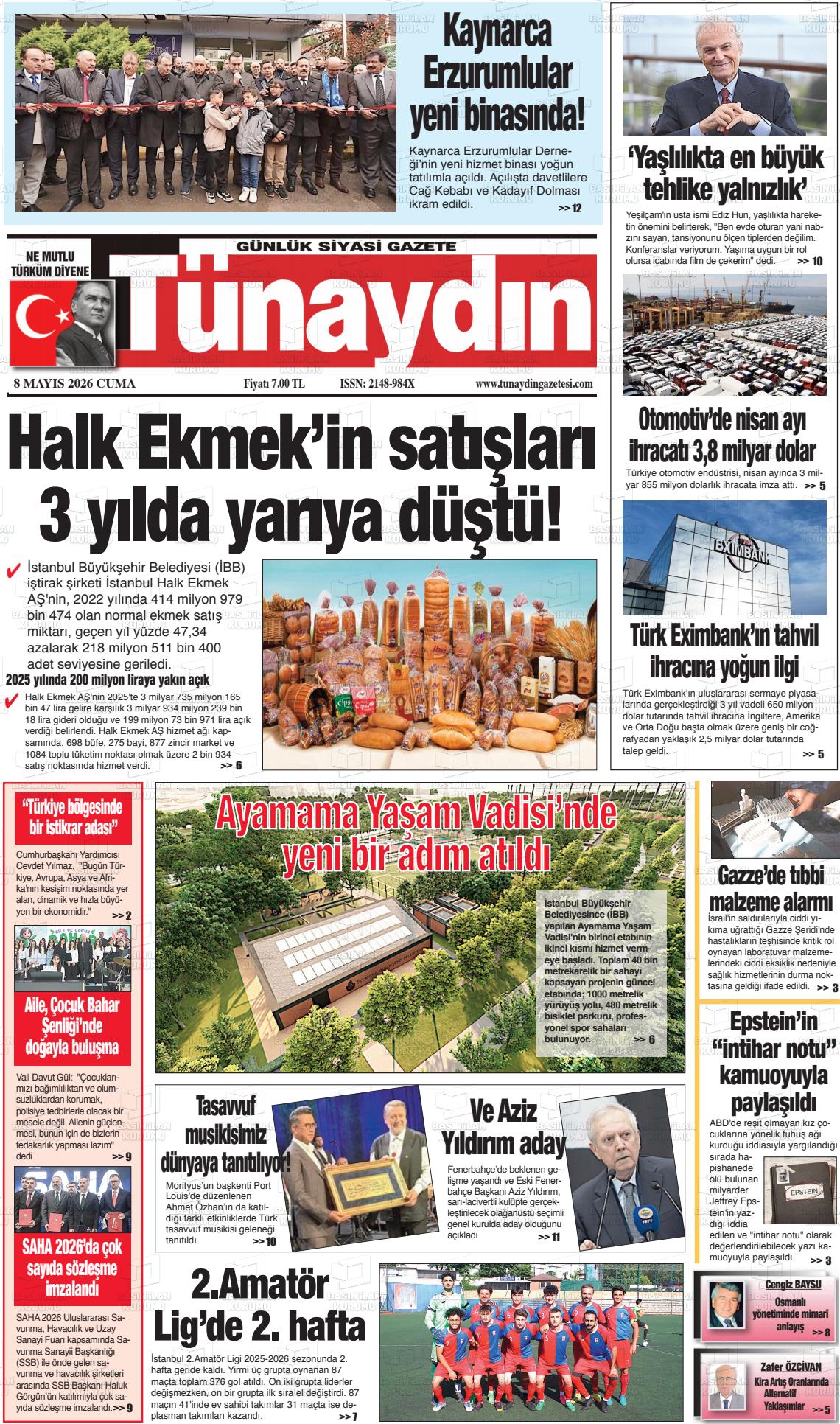 Istanbul Tunaydin 08.05.2026