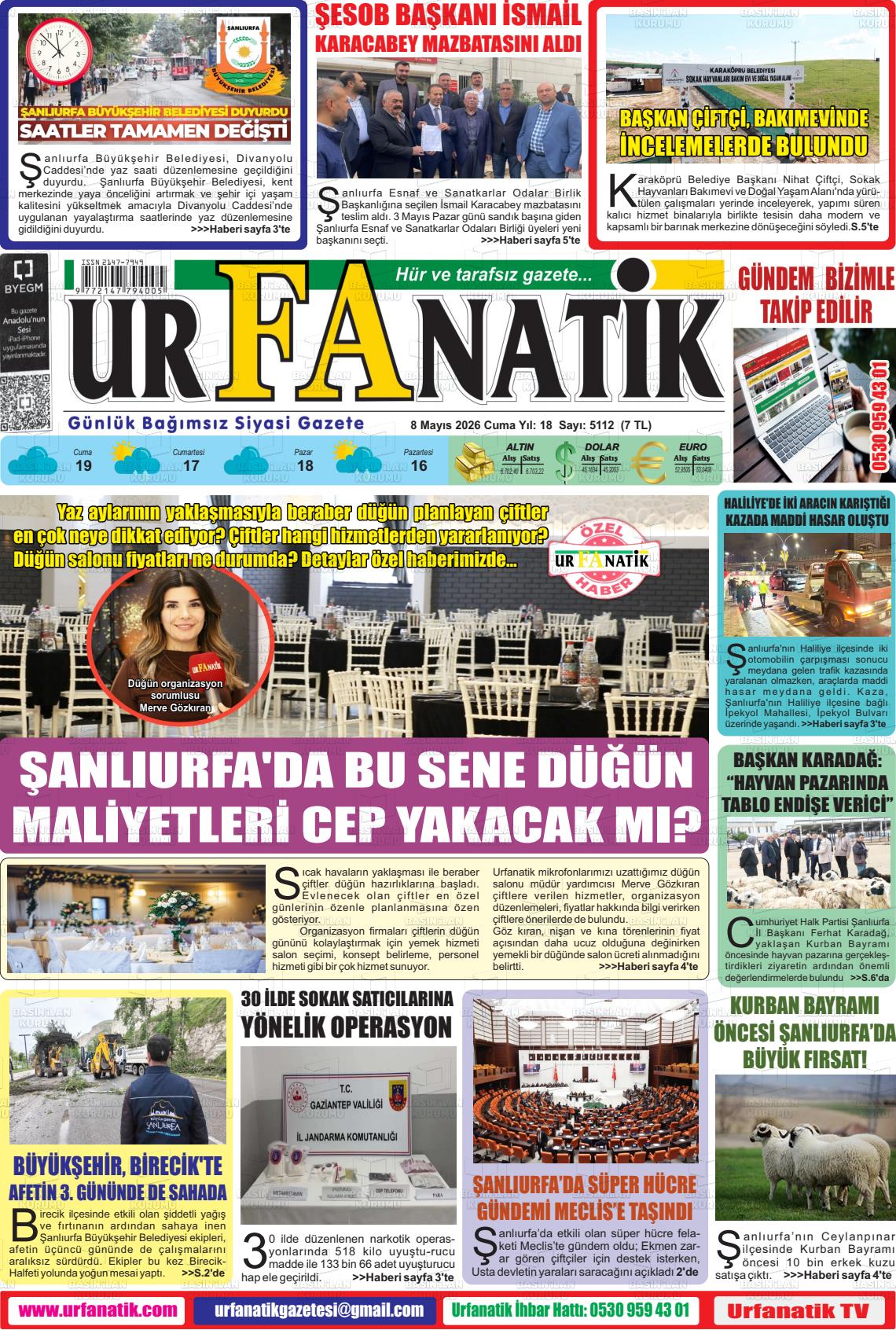 Sanliurfa Urfanatik 08.05.2026