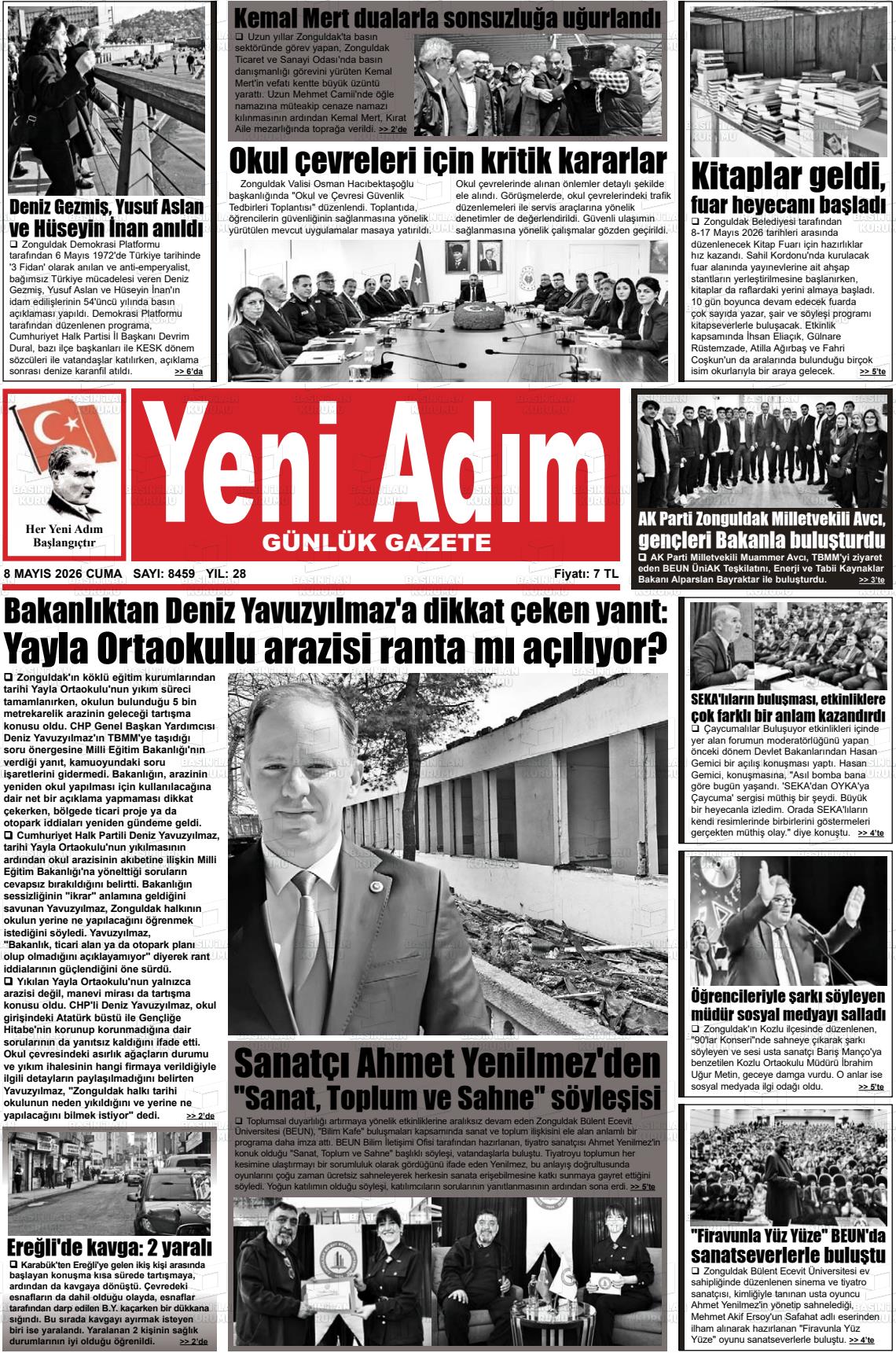 Zonguldak Yeniadim 08.05.2026
