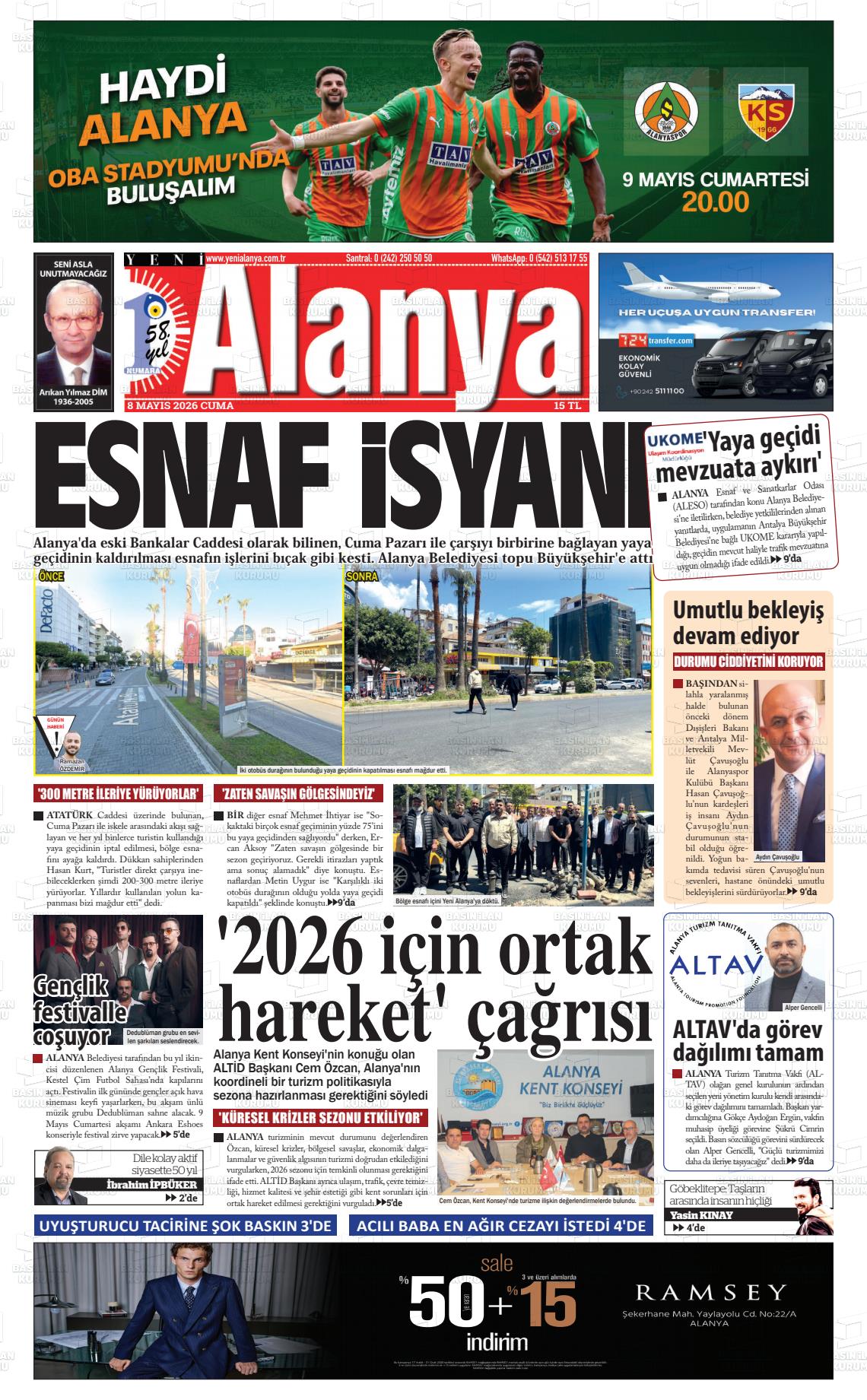 Antalya Yenialanya 08.05.2026