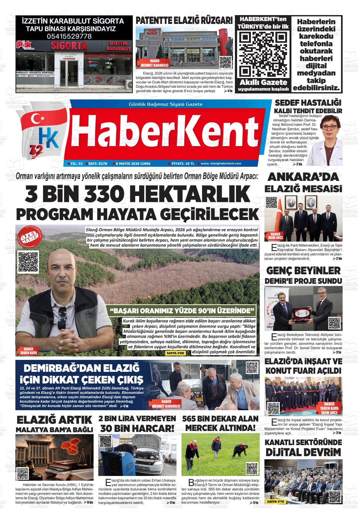Elazig Yenicag 08.05.2026
