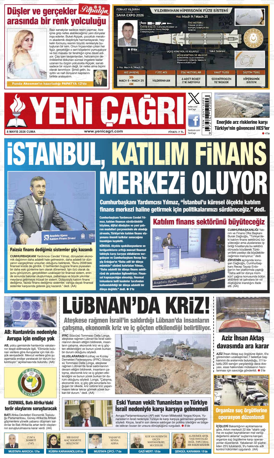 Istanbul Yenicagri 08.05.2026