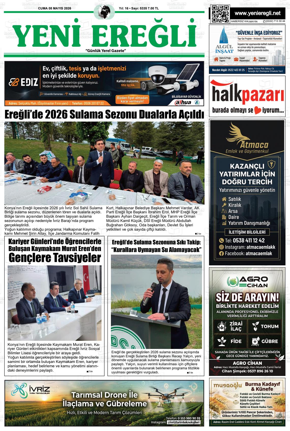Konya Yenieregli 08.05.2026