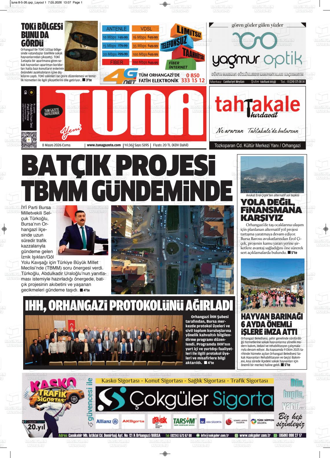Izmir Yenigun 08.05.2026