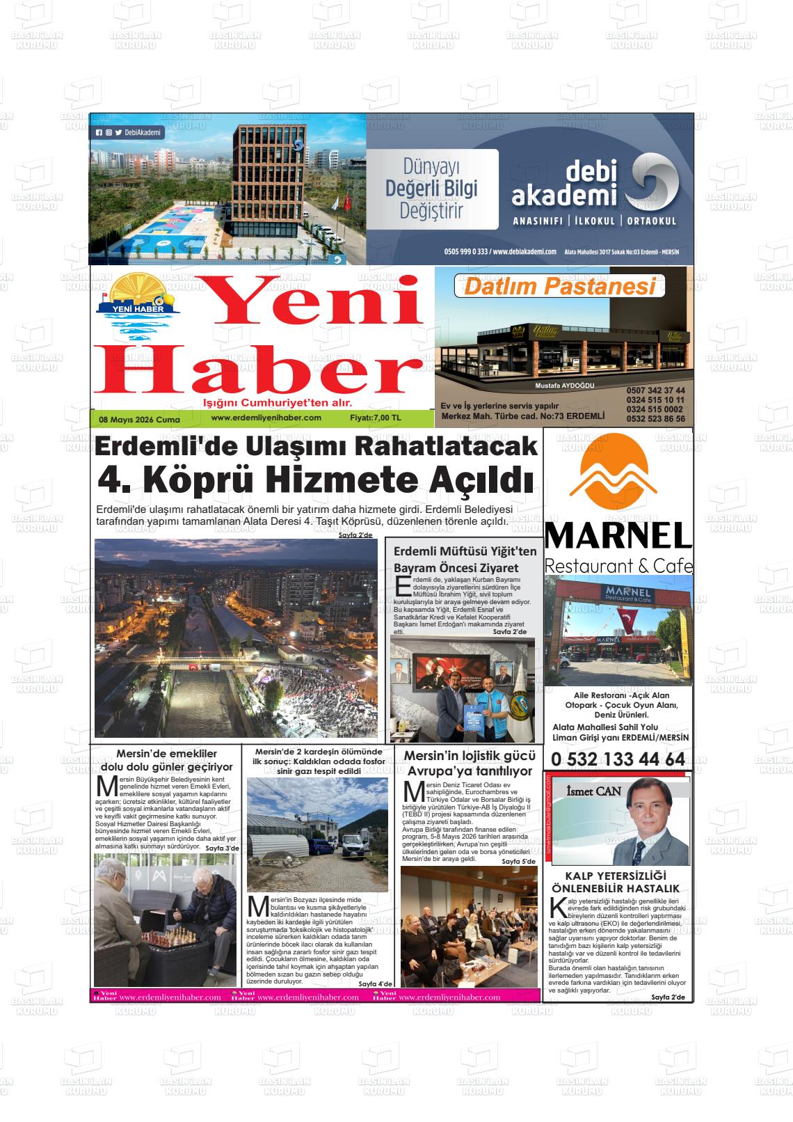 Konya Yenihaber 08.05.2026
