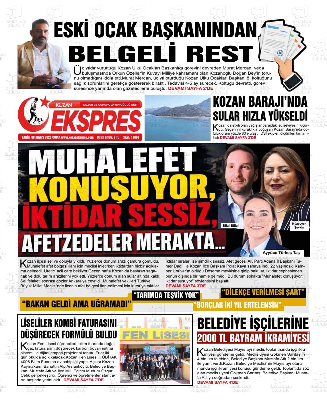 Adana Yenihursoz 08.05.2026
