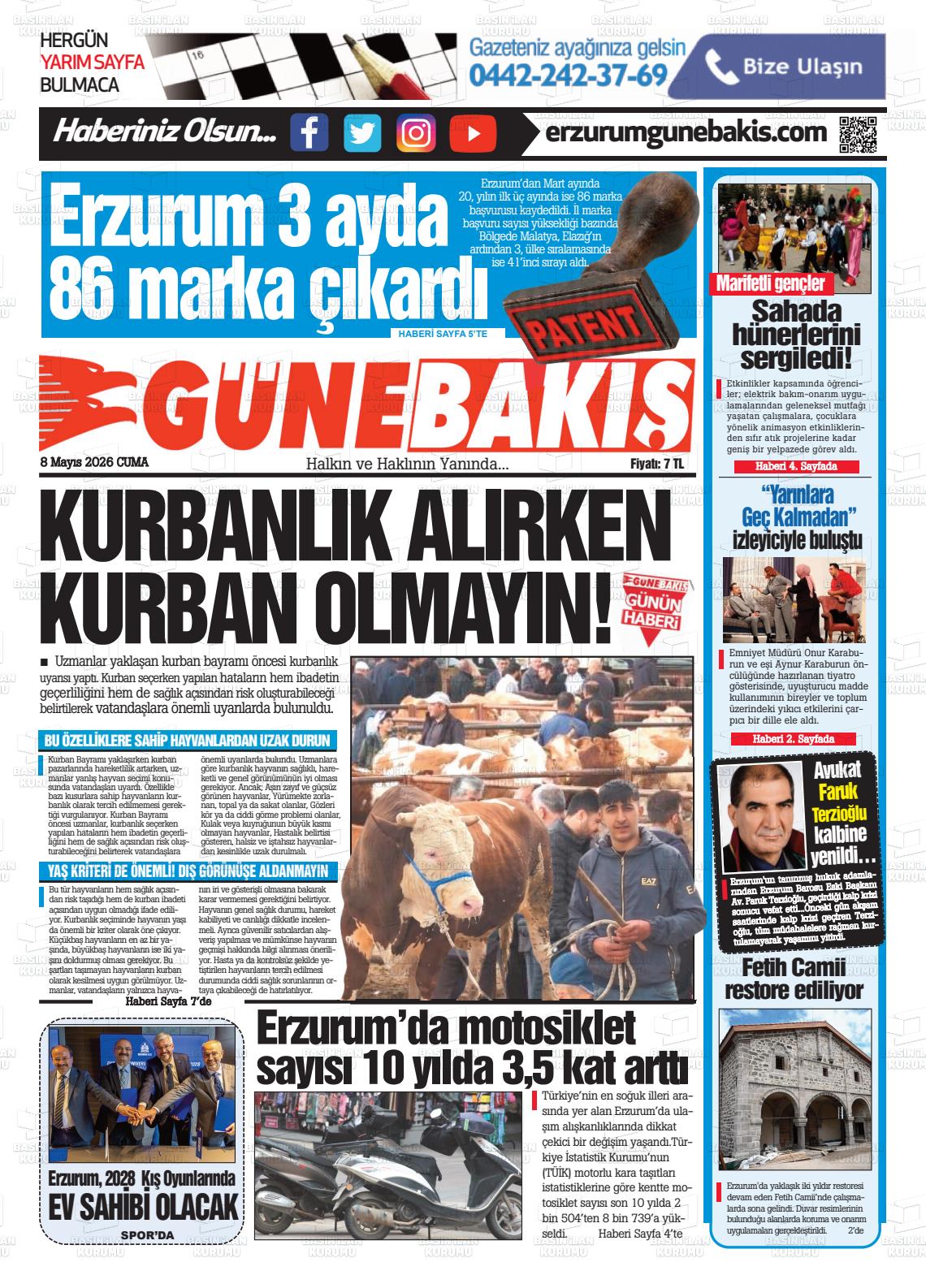 Erzurum Yenikusak 08.05.2026
