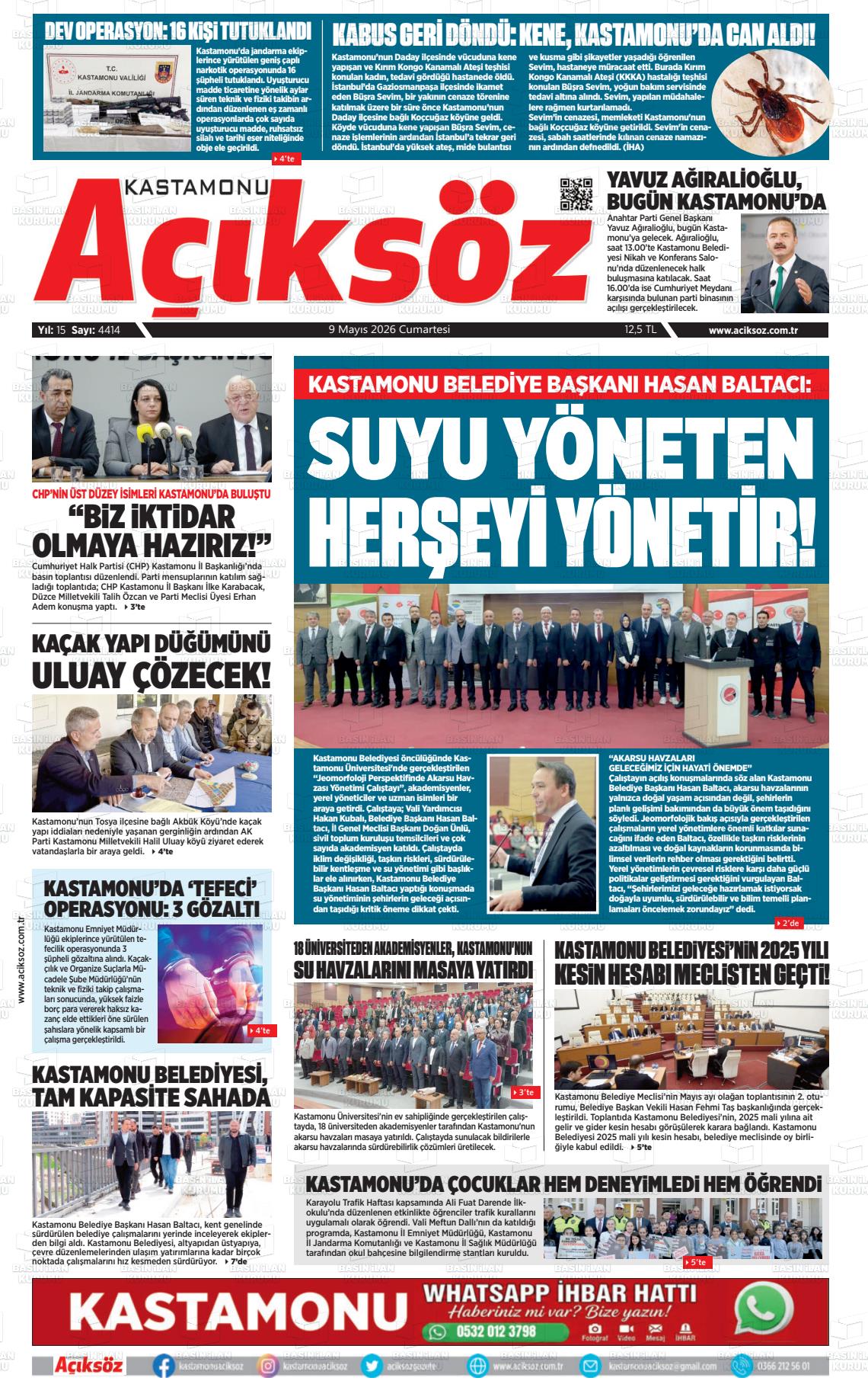 Kastamonu Aciksoz 09.05.2026