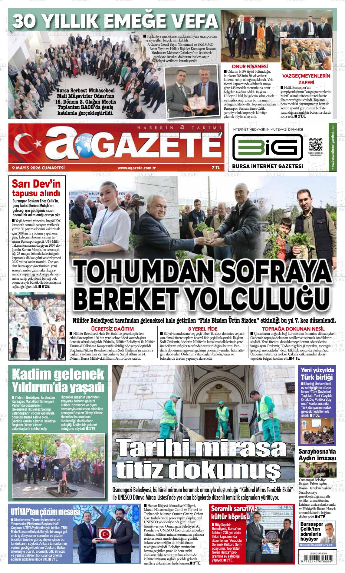 Bursa Agazete 09.05.2026