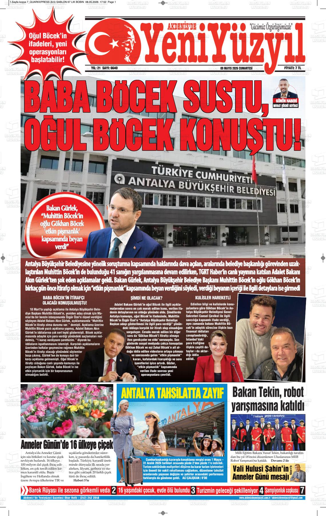 Antalya Akdenizdeyeniyuzyil 09.05.2026