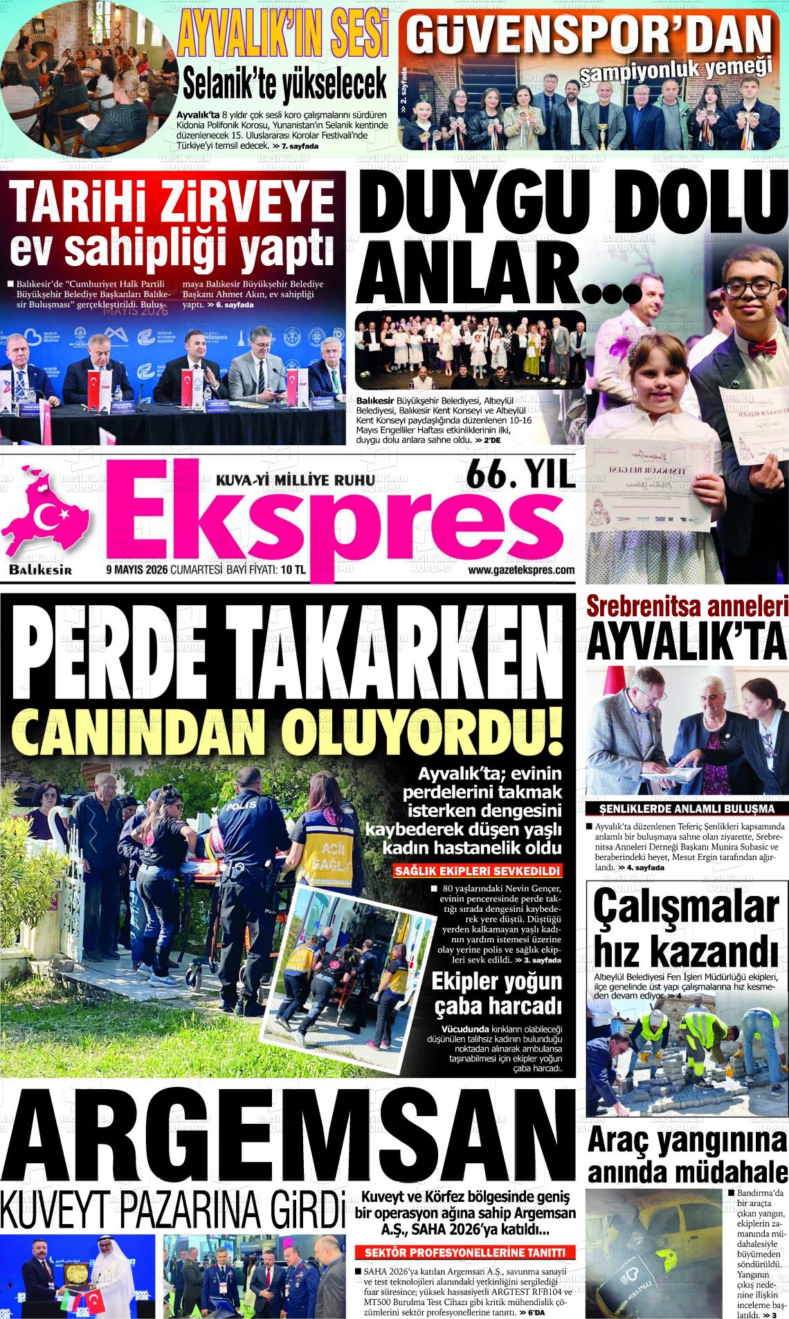 Balikesir Ekspres 09.05.2026