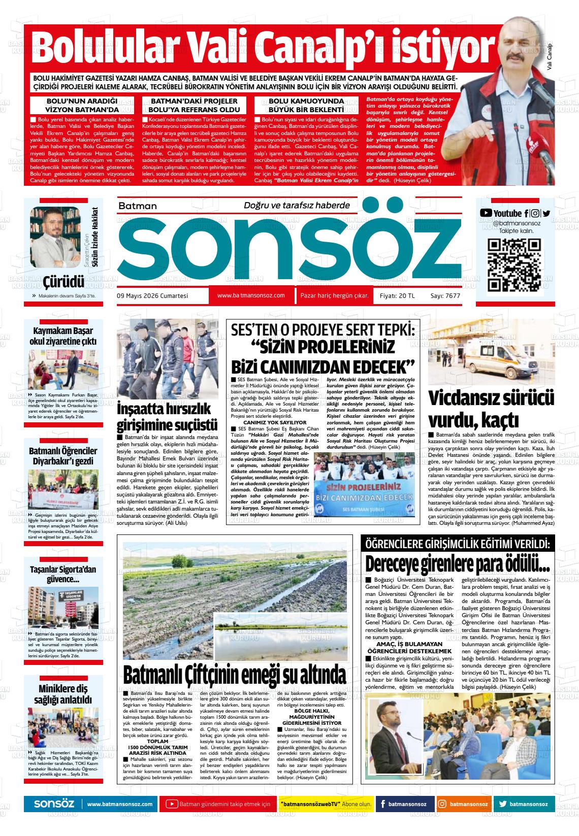 Batman Sonsoz 09.05.2026