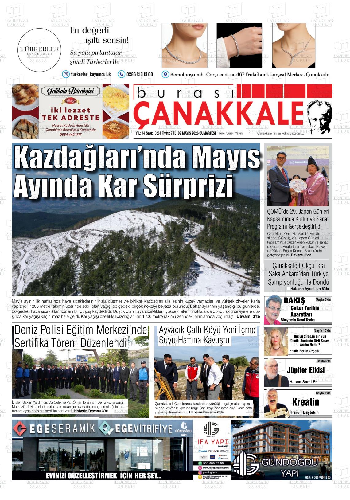Canakkale Burasi 09.05.2026