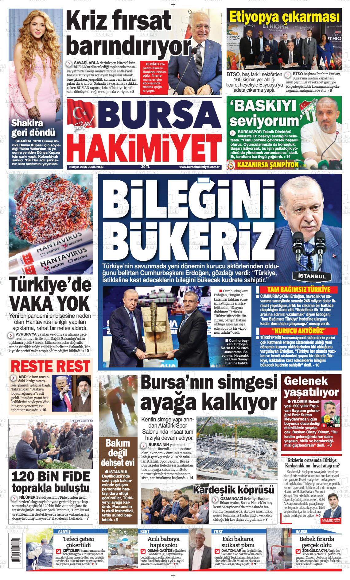 Bursa Hakimiyet 09.05.2026