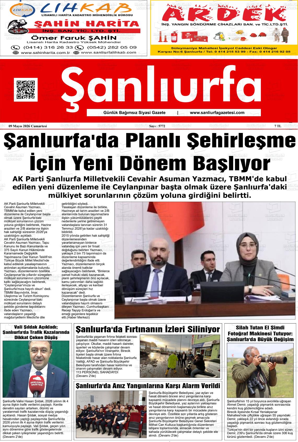 Sanliurfa Dunyadaveturkiyede 09.05.2026
