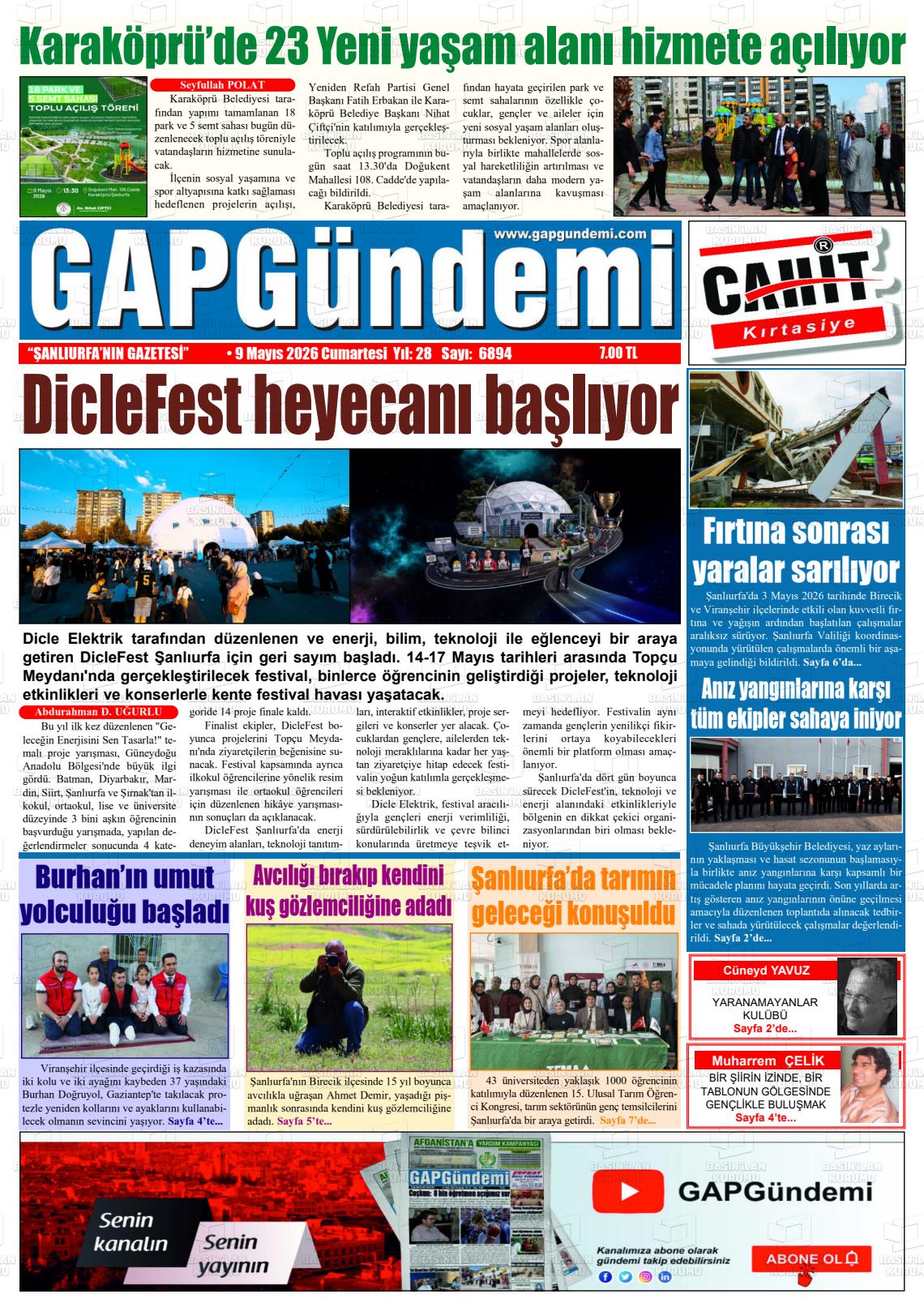 Sanliurfa Gapgundemi 09.05.2026