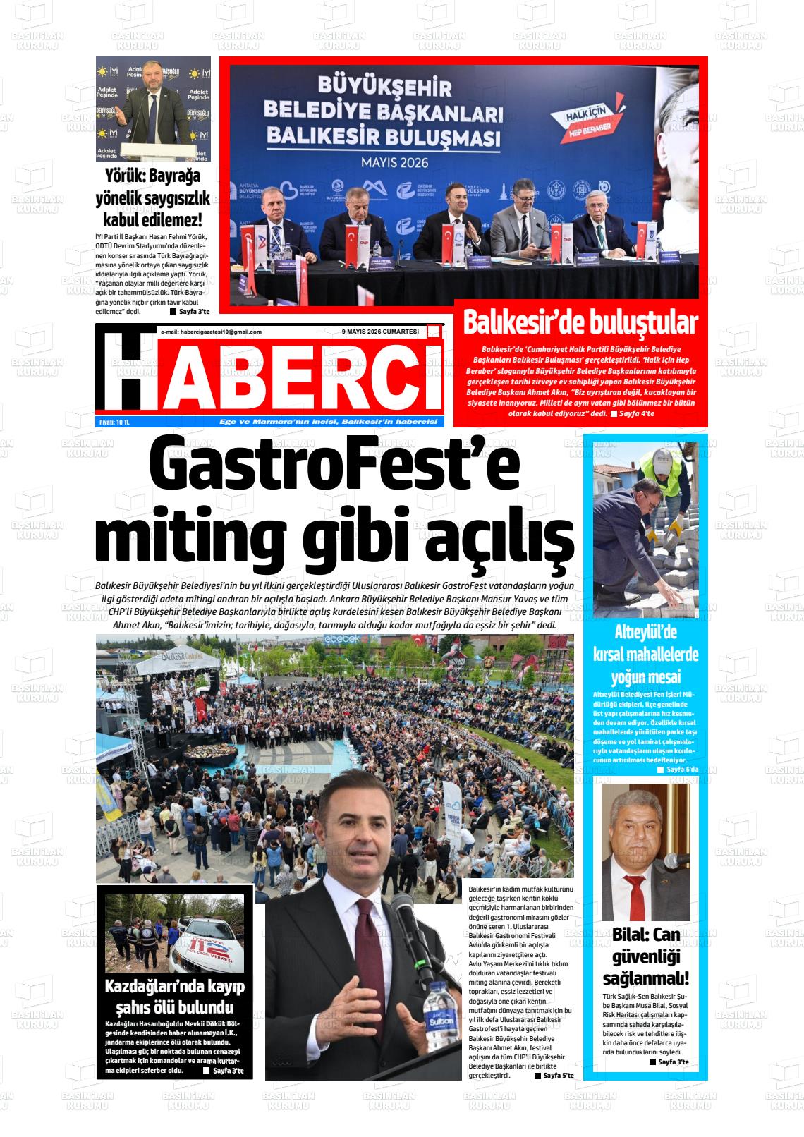 Mersin Haberci 09.05.2026