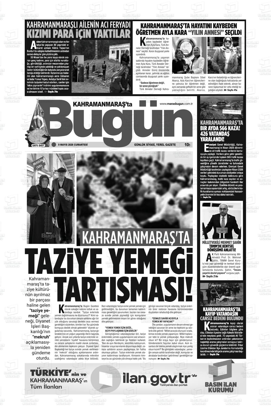 Kahramanmaras Tabugun 09.05.2026
