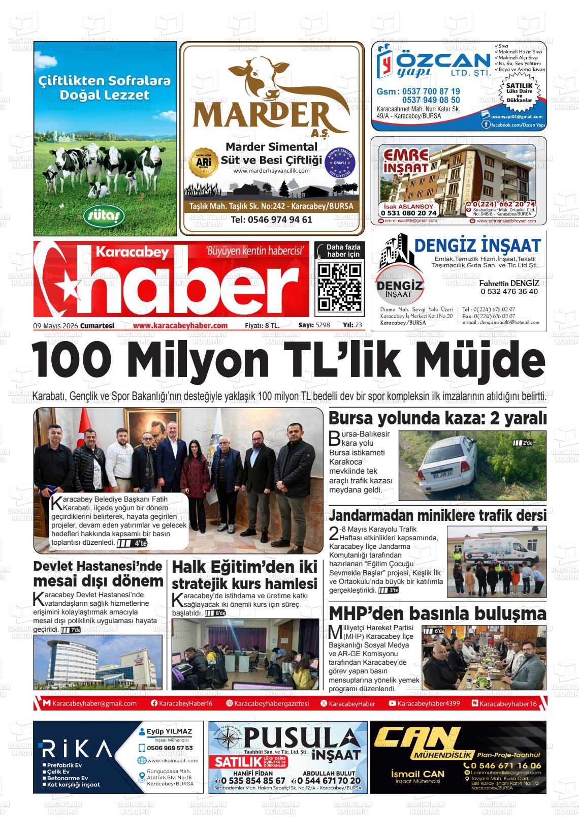 Bursa Karacabeyhaber 09.05.2026
