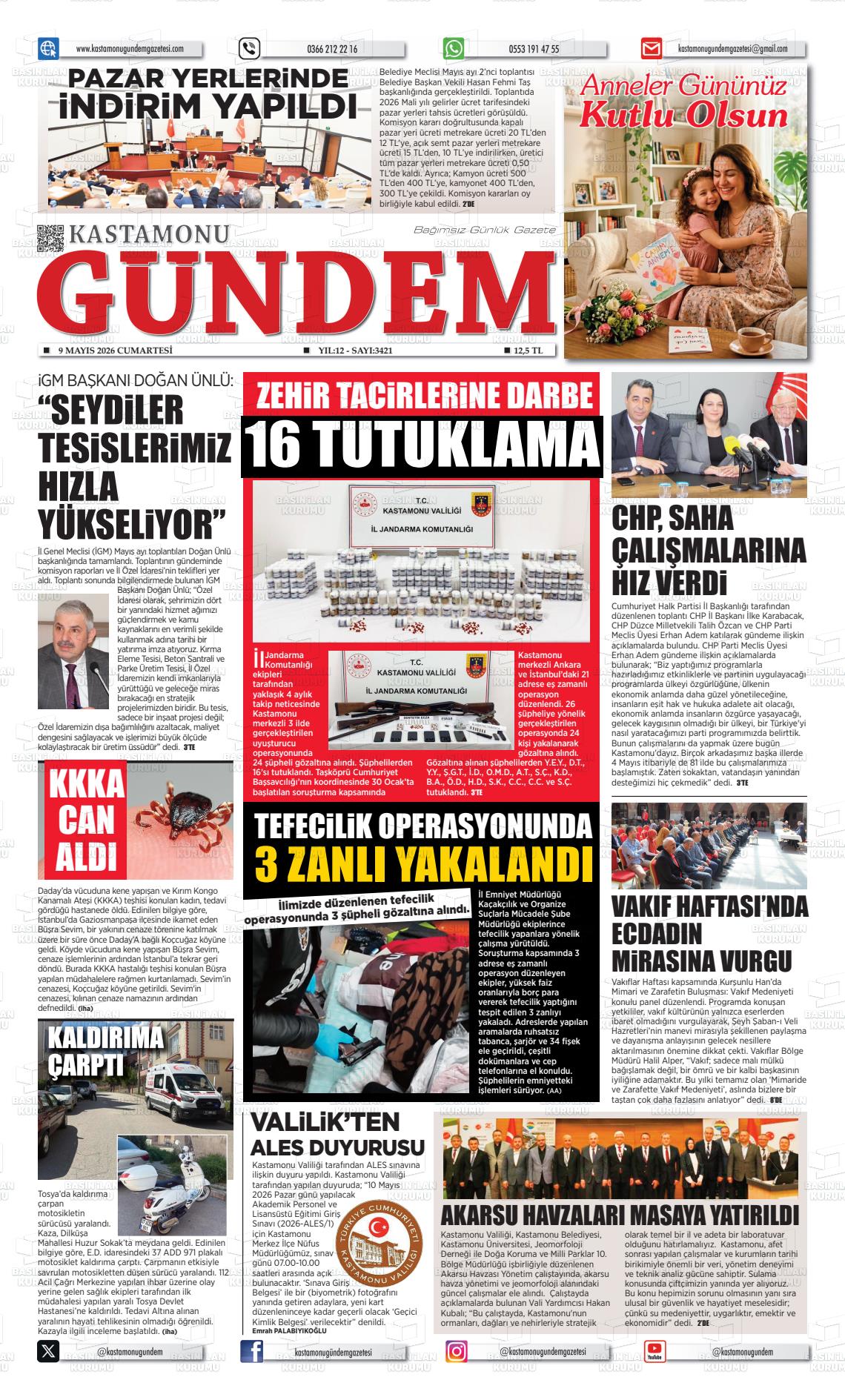 Kastamonu Gundem 09.05.2026