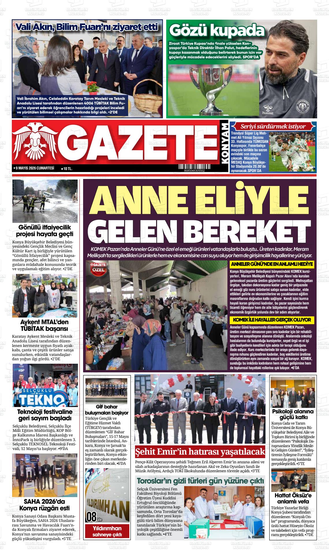 Konya Yenigun 09.05.2026