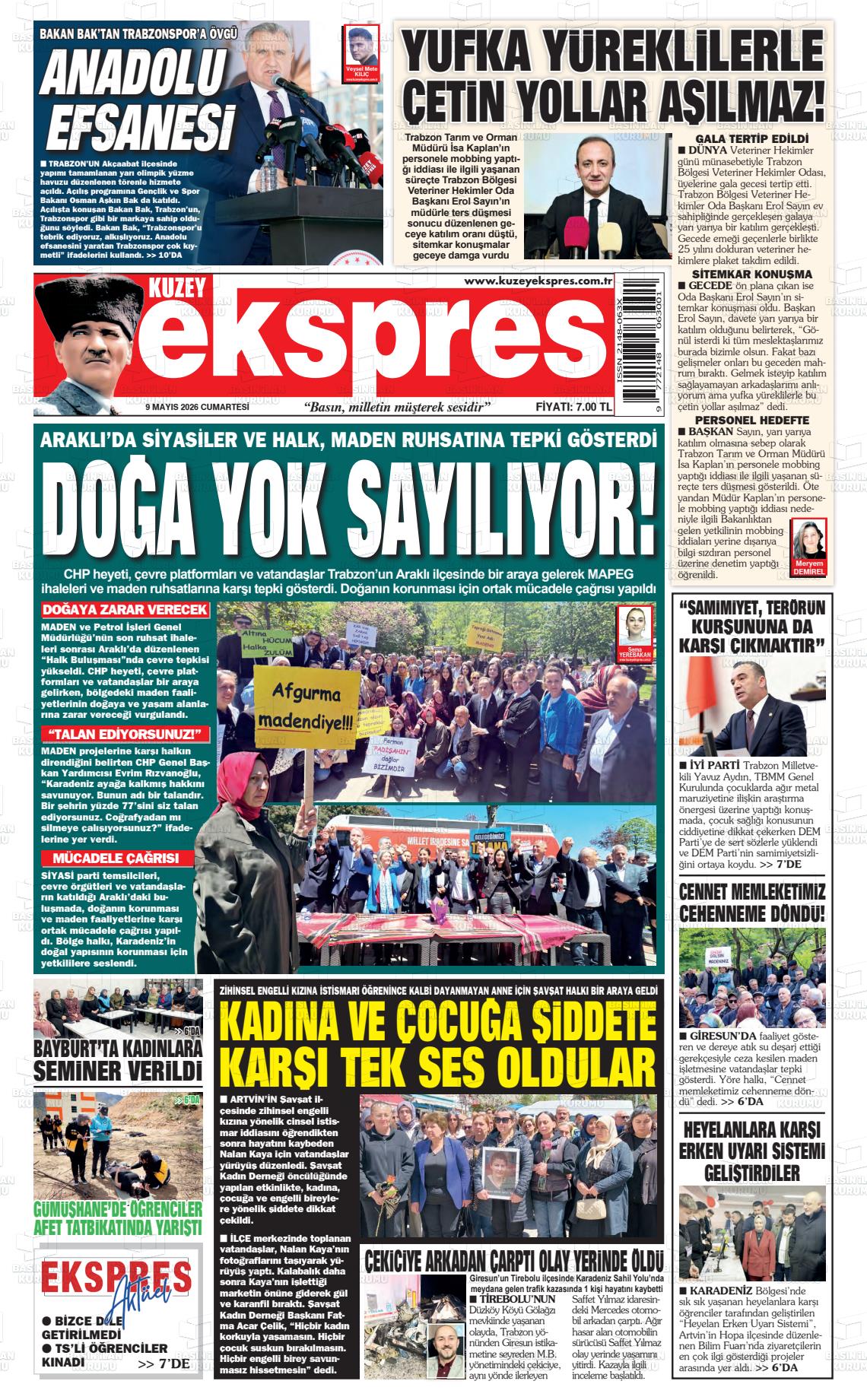 Trabzon Kuzeyekspres 09.05.2026