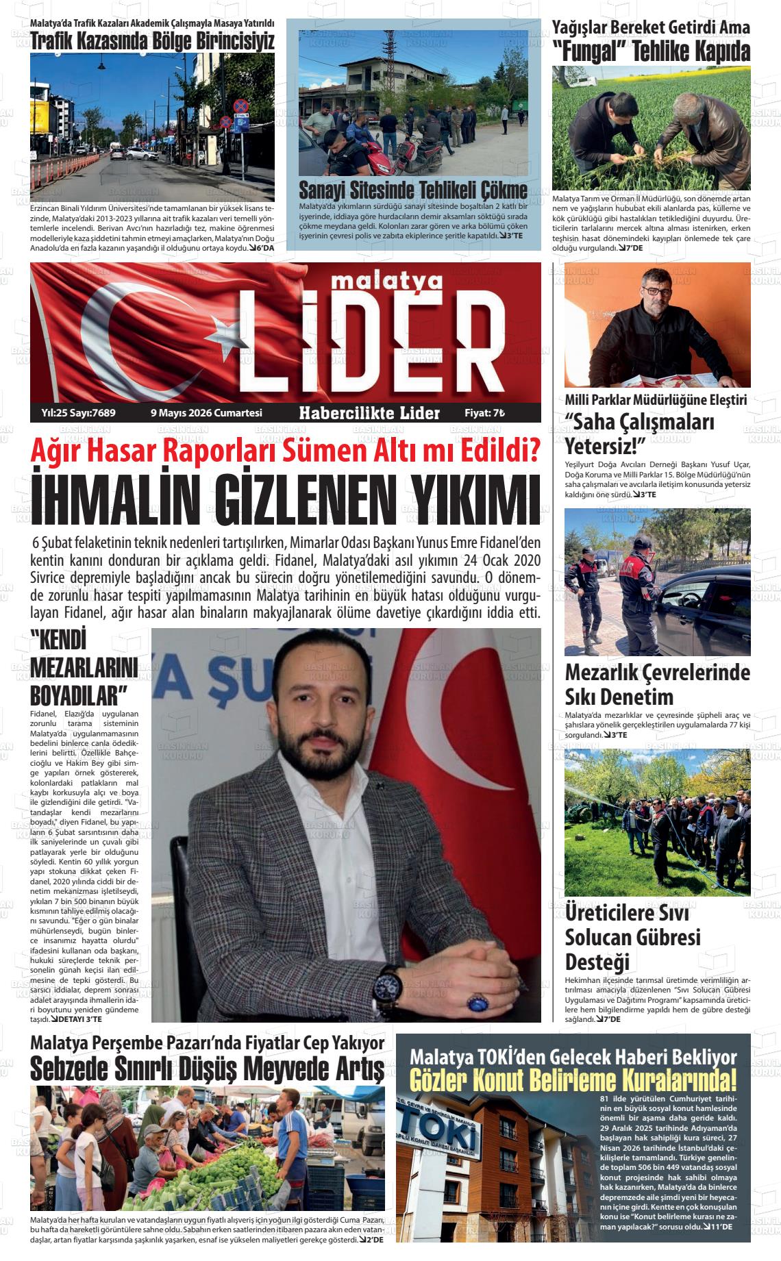 Malatya Sonsoz 09.05.2026