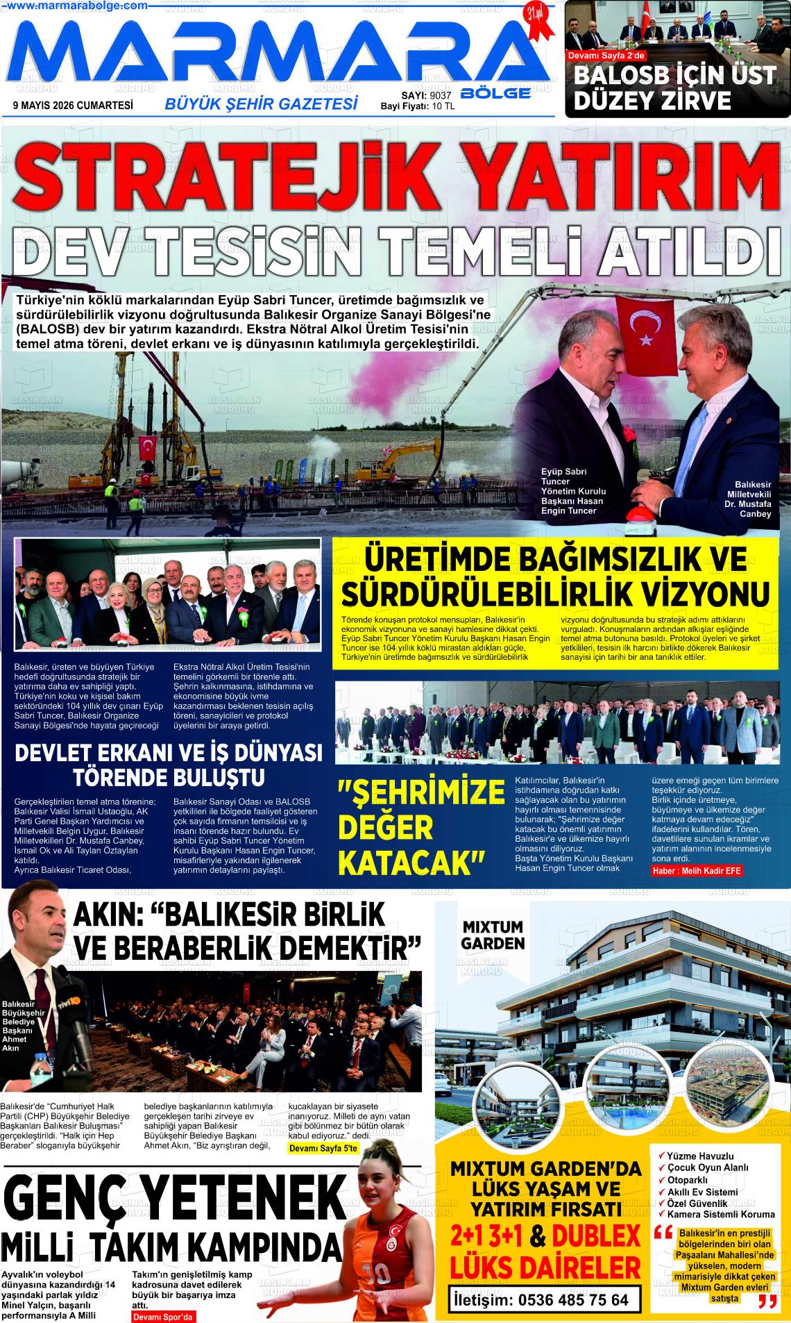 Balikesir Marmarabolge 09.05.2026