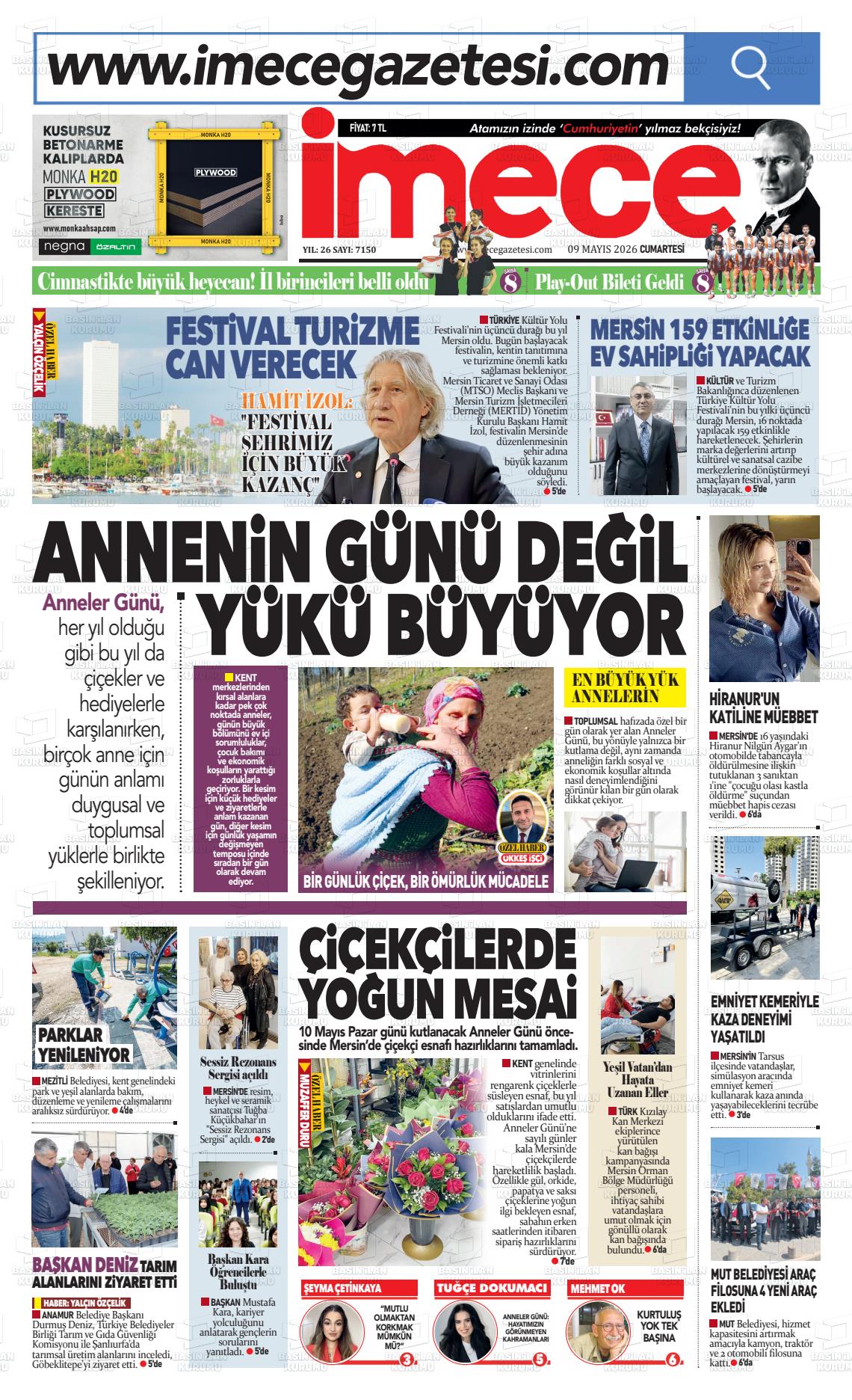 Mersin Imece 09.05.2026