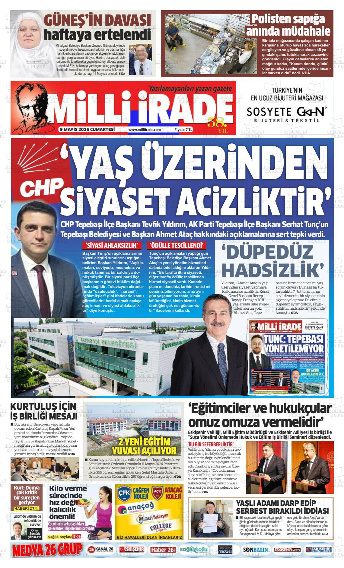 Konya Milliirade 09.05.2026