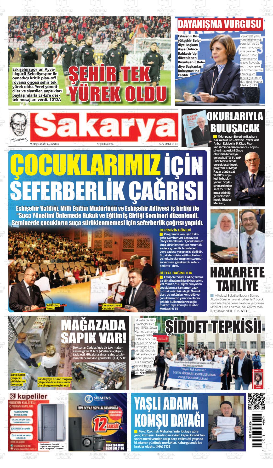 Eskisehir Sakarya 09.05.2026