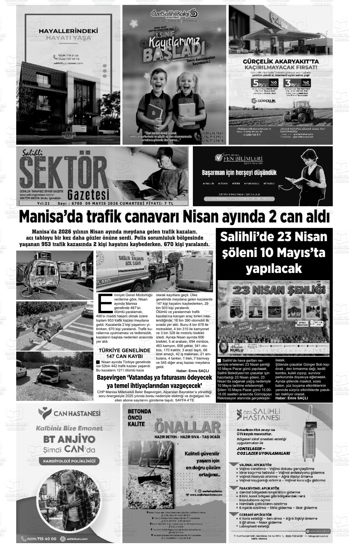 Manisa Salihlisektor 09.05.2026