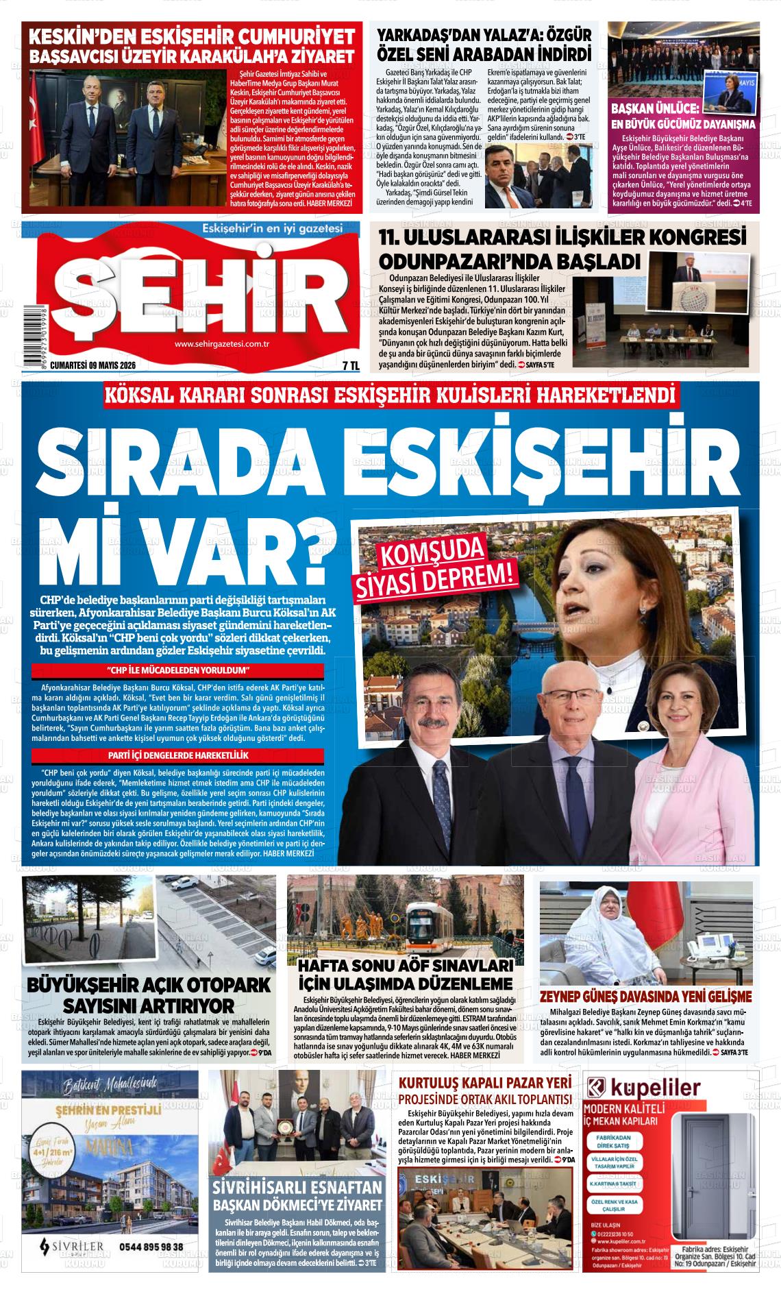 Eskisehir Sehir 09.05.2026