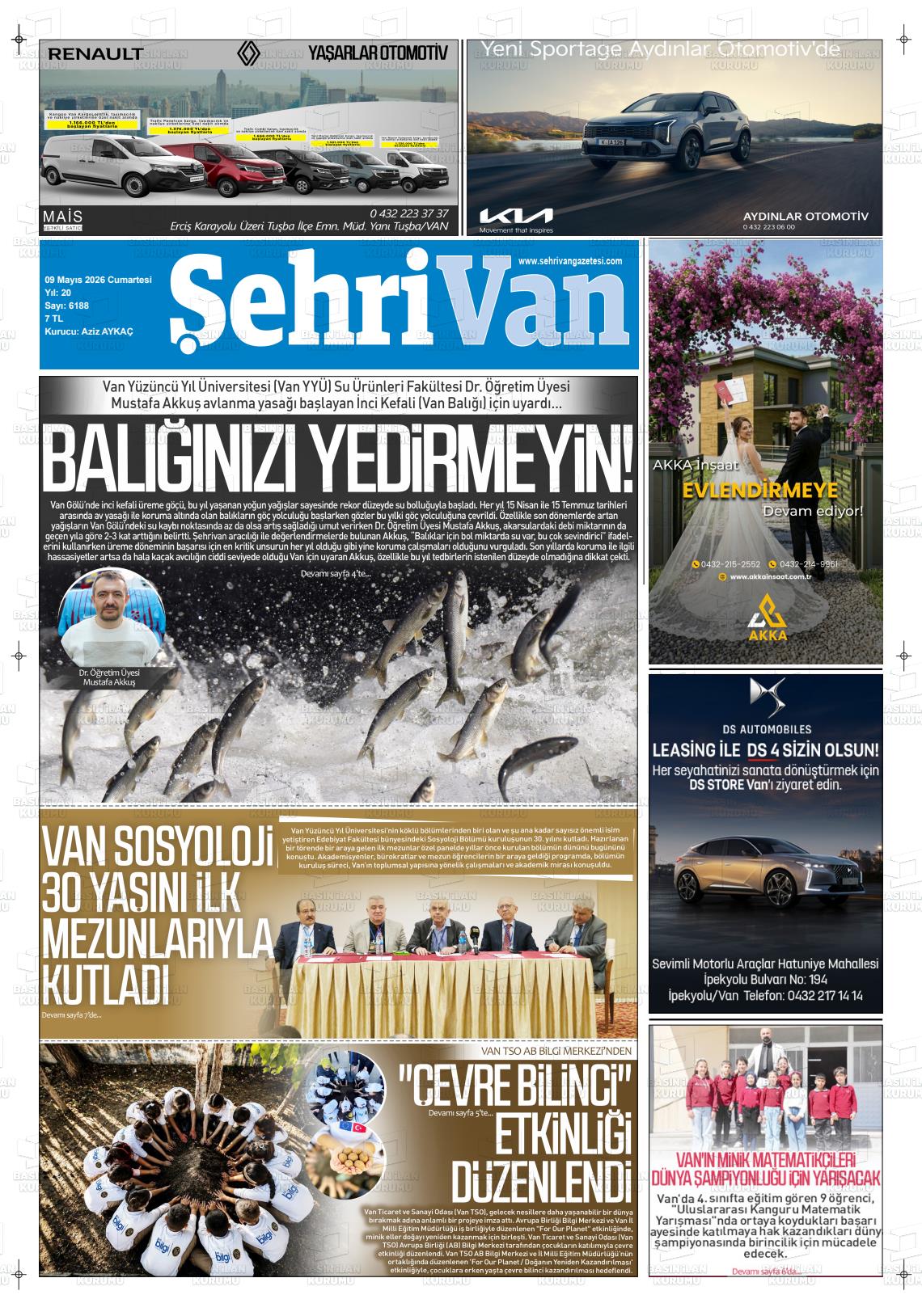 Van Sehri 09.05.2026